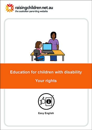 Education for children with disability: your rights